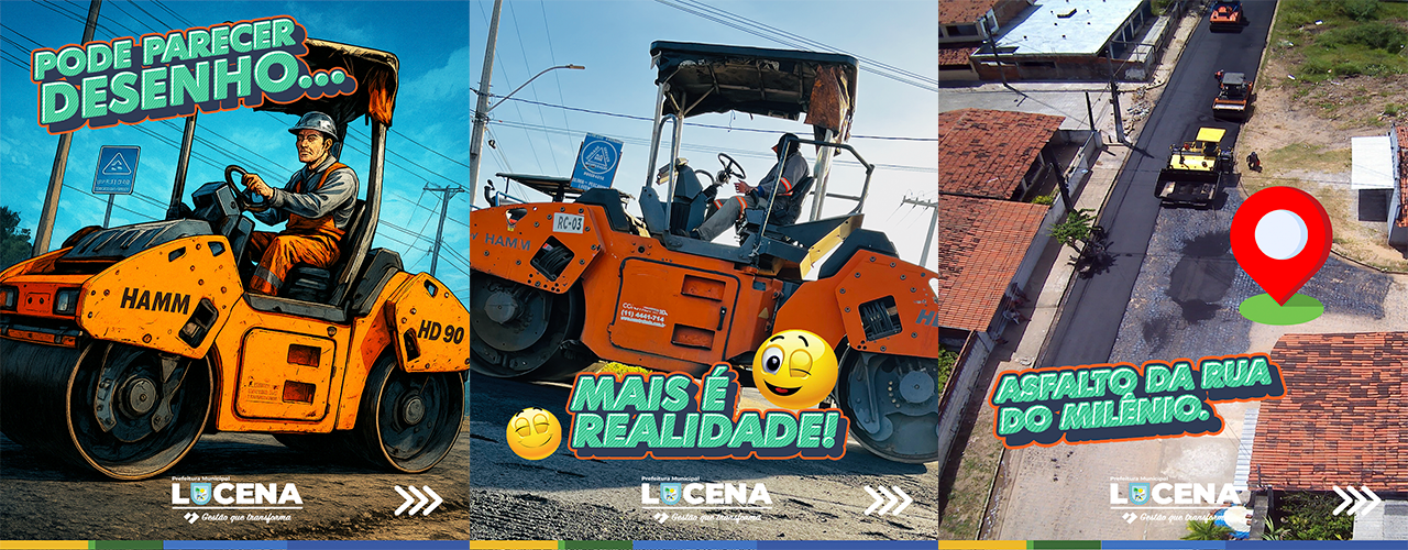 A Prefeitura de Lucena, sob a liderança do prefeito Léo Bandeira, segue transformando nossa cidade!